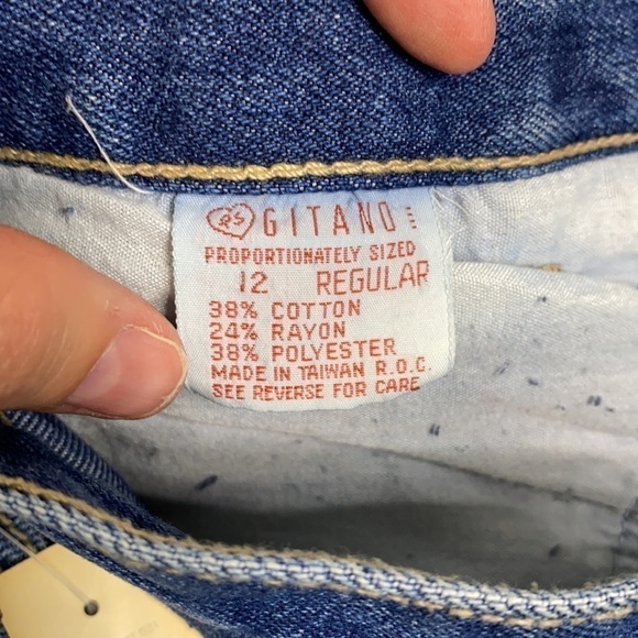 GITANO Vintage NWT Proportionately Sized Jeans 13 Regular High Rise - Picture 13 of 16